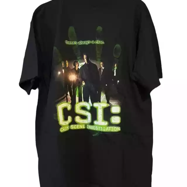 Vintage Y2K CSI Las Vegas 2001 Promo Shirt Adult Large