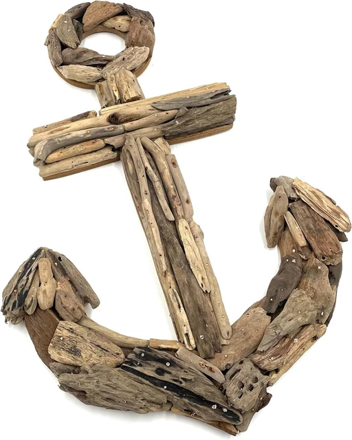 Photo inspiration: Picture Idea: Wooden Anchor Large Driftwood 60Cm Wall Hanging Home Decoration