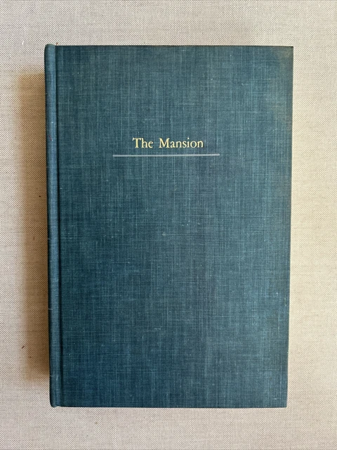 1959 (2nd Printing) THE MANSION William Faulkner Snopes Family Trilogy Vtg Book