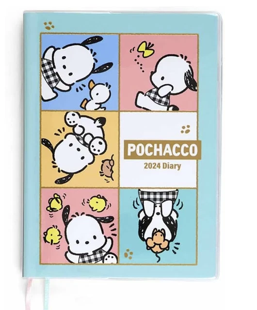 SANRIO POCHACCO B6 Diary Planner 2024 Schedule Book Weekly (Block Type