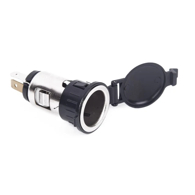 Cigarette Lighter Socket Plug Power Outlet Waterproof For Car Tractor Boat Truck