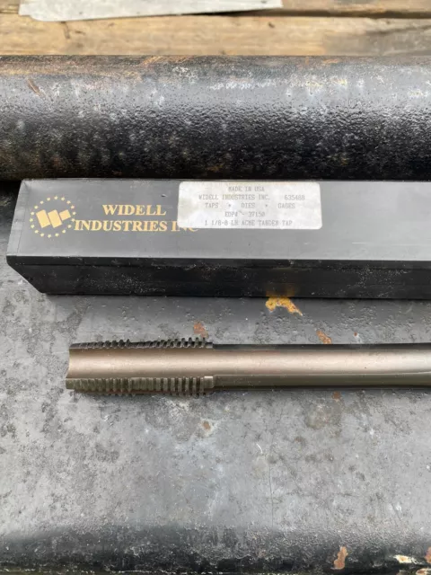 WIDELL 1 1/8-8 LH Acme Tandem tap