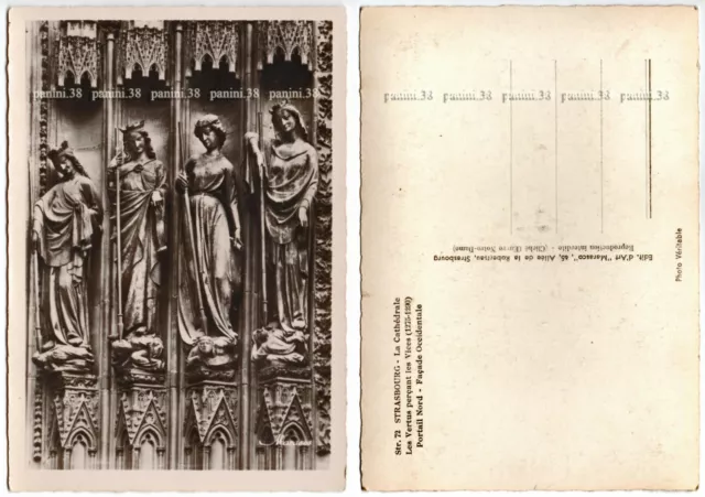 RARE!! Postcard CPA ""LA CATHEDRALE"" postcard, postcard STRASBURG