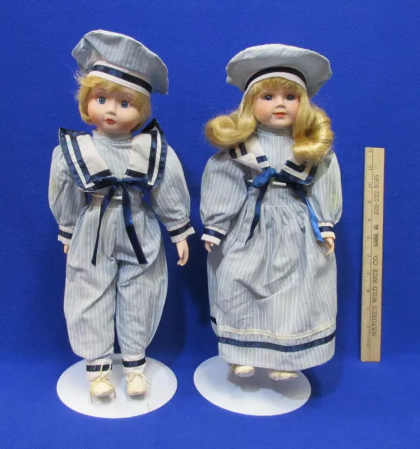 Porcelain sailor hot sale boy doll