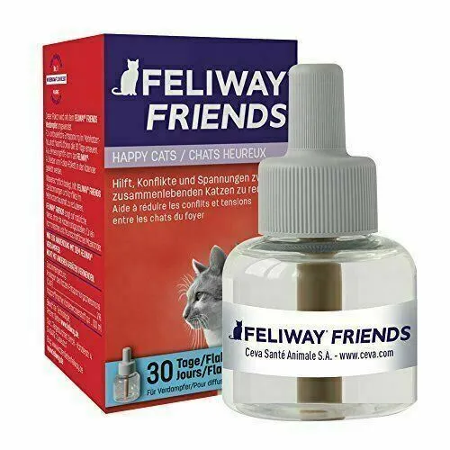 Feliway Friends Recharge Flacon 30 Jours, 48 ml, Harmonie Entre Chats