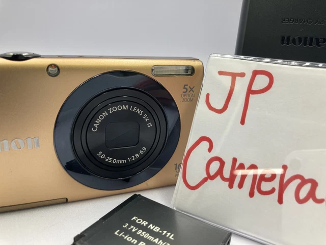 CANON POWERSHOT A3400 IS Gold In Box With 4GB SDHC Card from
