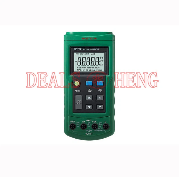 ONE Mastech MS7221 Volt mA Calibratore di corrente tensione sorgente fase di uscita DC