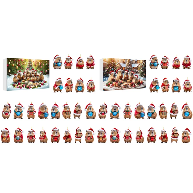 Christmas National Park Calendar - 2D Acrylic 24 Pieces Flat