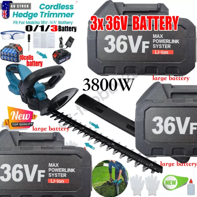 Hedge Trimmer 36V YardForce with 4AH Battery Charger Rechargeable Garden Cutter