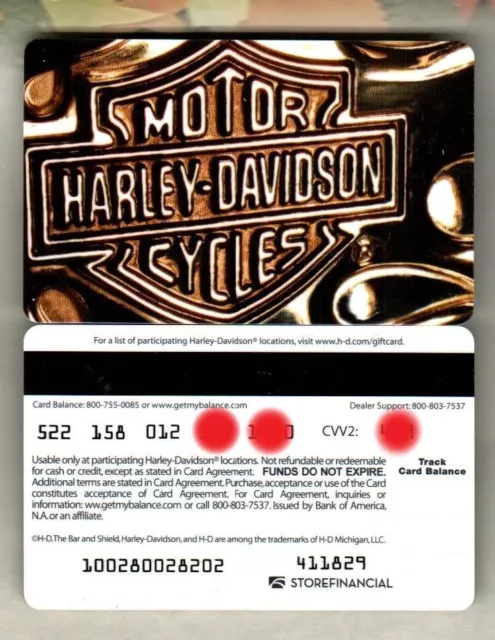 HARLEY-DAVIDSON Classic Logo 2017 Gift Card ( $0 )