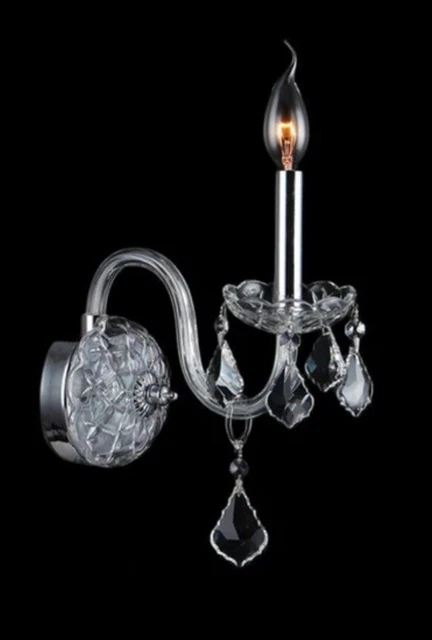 Sconce Wall Crystal Glass Metal New Never Used Starry Sky S1101C4-CL Set Of 2
