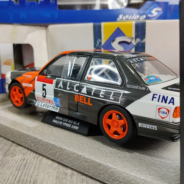 Voiture Solido Bmw E30 M3 Group A Rallye Ypres 1990 #5  1:18 Neuf B.  S1801519 10