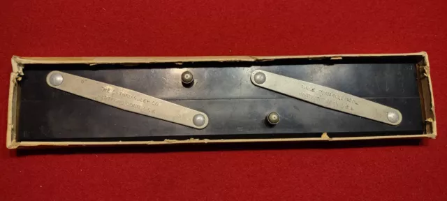Vintage C-Thru Ruler Co, Conn, Black Bakelite Parallel Rule Ruler 12" Navigation Vintage C-Thru Ruler Co, Conn, Black Bakelite Parallel Rule Ruler 12" Navigation