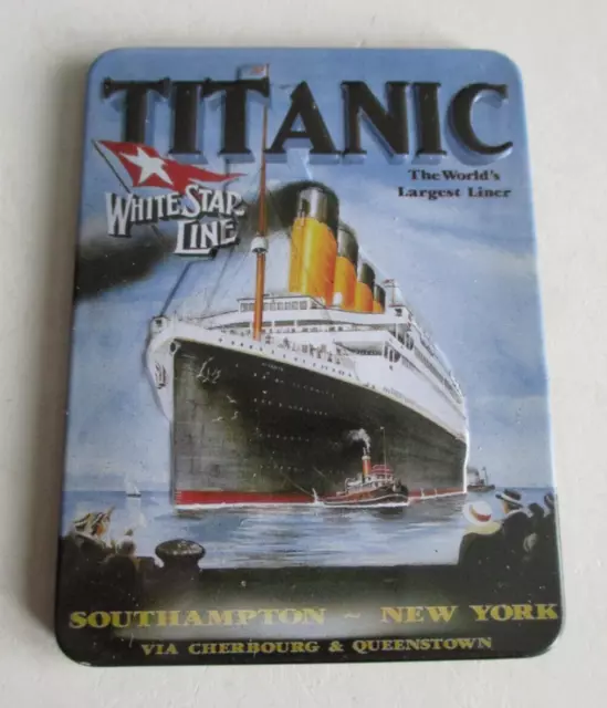 TITANIC Titanic  White Star Line Magnet Kühlschrankmagnet ca. 8 x 6  cm NEU