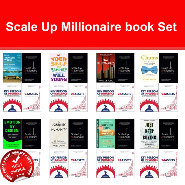 SCALE UP MILLIONAIRE, Key Person of Influence & 24 Assets 4 Books