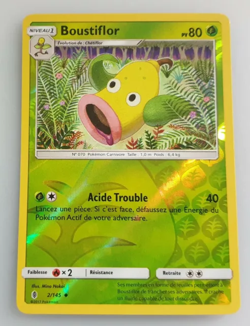 Pokemon Cards / Reverse / Boustiflor / 2/145 / Vf 2017