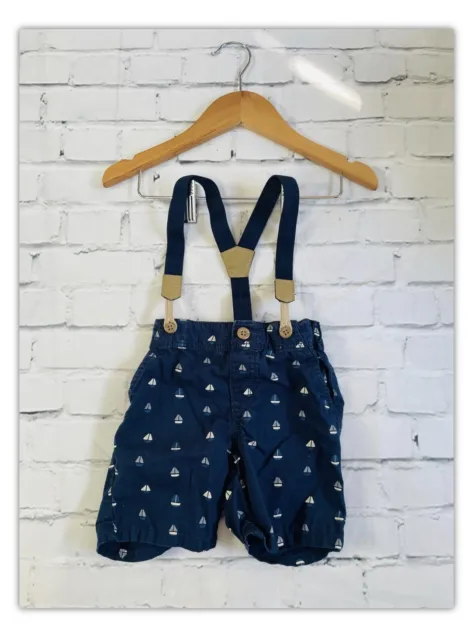 Baby Boys Clothes 3-6 Months Cute Sailboat Bottoms Shorts  *We Combine Shipping