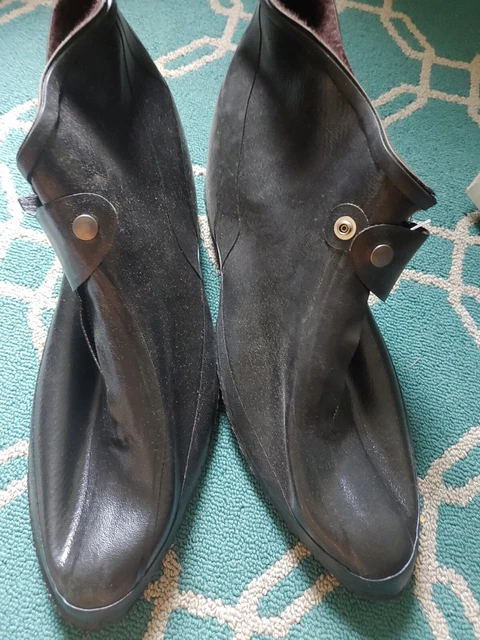 La Crosse Weatherproof Footwear. Made In USA Western Zip Rubber boots Sz 12 New