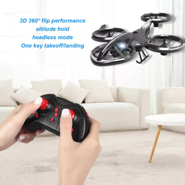 Mini Stunt Drone ABS Material One Button Removal Full Coverage 4 Shafts Remote