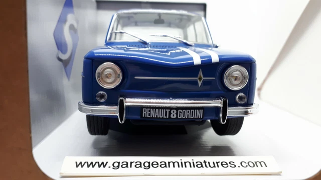 RENAULT,R8,1100,GORDINI,1967,BLEUE,SOLIDO,Voiture,miniature,collection,ECH:1/18,