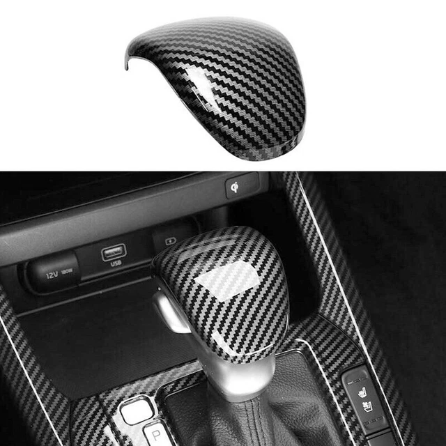 Carbon Fiber Look Gear Shift Knob Cover Trim For 2007-2013 Infiniti G25/G35/G37