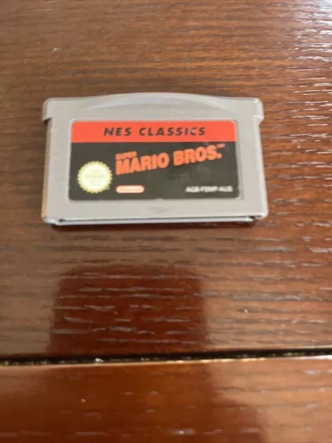 Super Mario Bros NES Classics - TESTED! Nintendo Gameboy Advance GBA AUS PAL