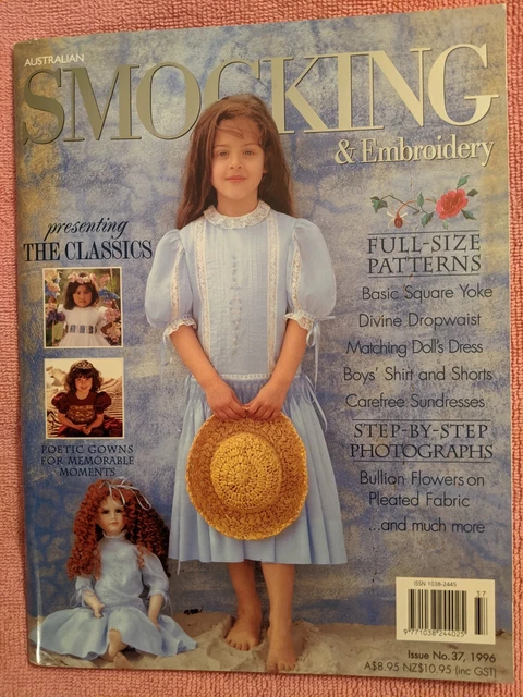 Revista australiana de esmoquin y bordado, número de edición 37, 1996, muy buen estado.