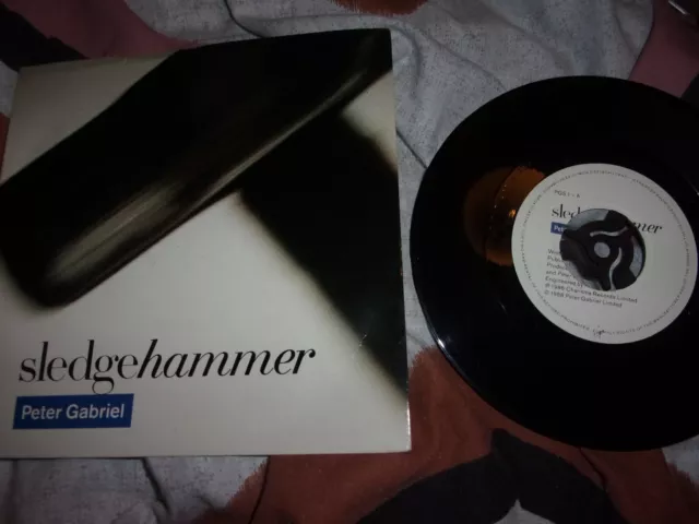 Peter Gabriel Sledgehammer 7" vinyl