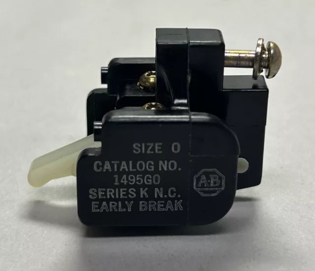 Allen Bradley,1495-G0,Ser K Auxiliary Contact Nos