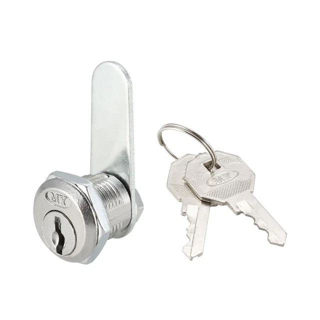 Serratura a Camma 16mm Cilindro Lunghezza 48mm Camma Piatta Dado-on  Chiave