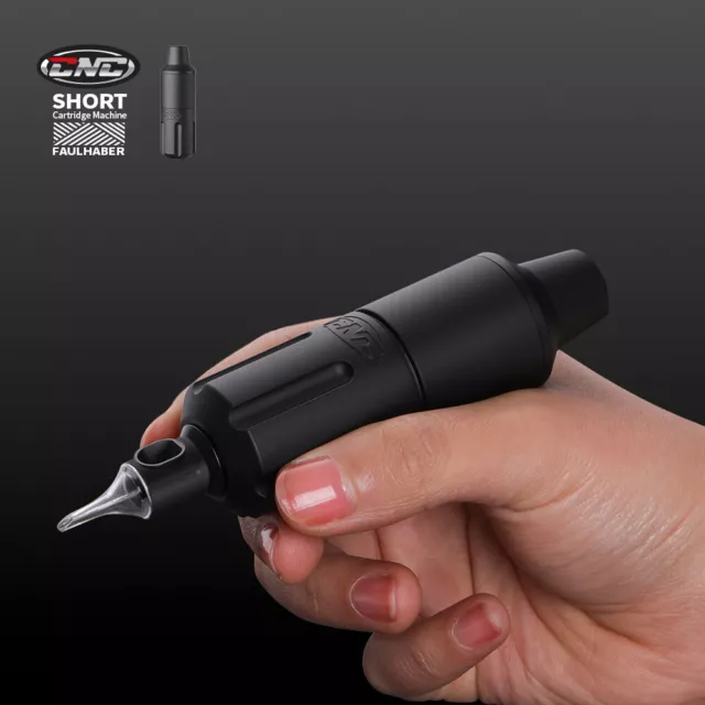 CNC Rotary Tattoo Pen Motor Tattoo Machine Aluminum Handle Short Pen 2