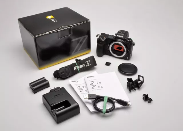 Nikon Z7 II 45.7MP Mirrorless Camera  Body, VERY low shutter count in Box