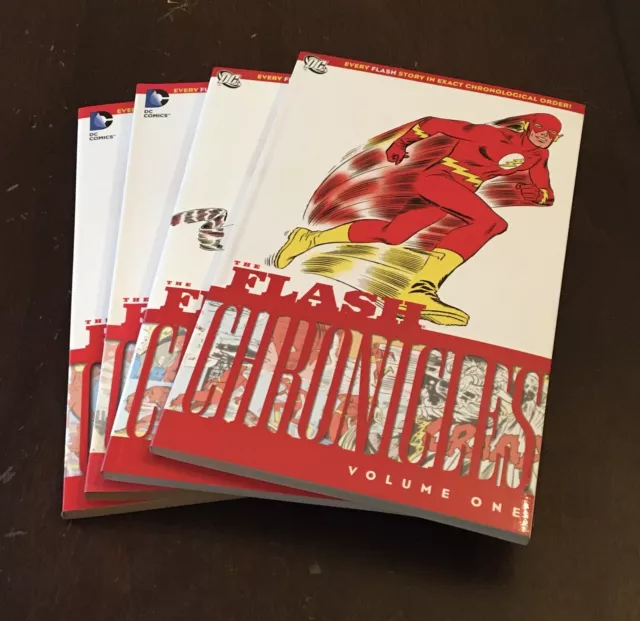 Lot of 4 Flash Chronicles TPBs Vol 1-4 Complete Run/Series DC COMICS