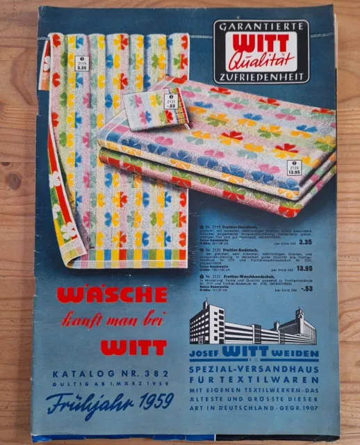 WITT Weiden Katalog Frühjahr 1959