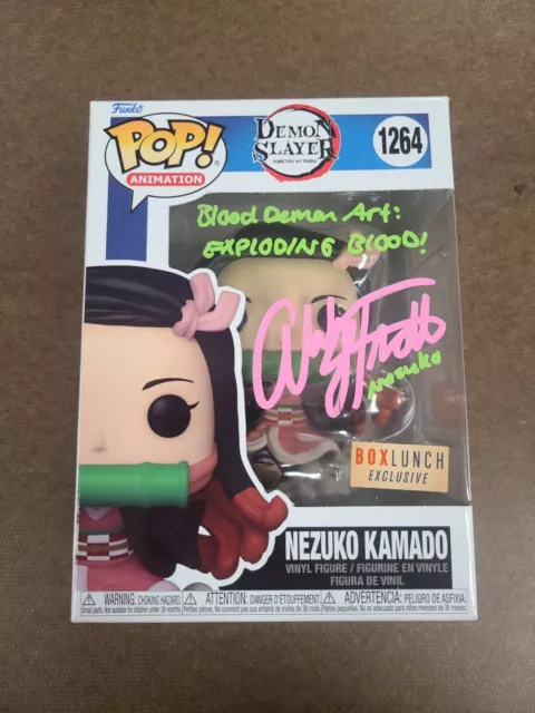 Funko Pop Demon Slayer Nezuko #868 Autographed w/Protector JSA AJ15112