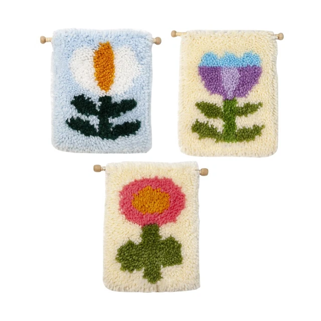 Kit Crochet de Verrouillage Tapis DIY Broderie
