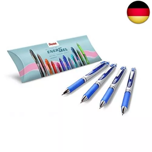 Pentel BL77-CO EnerGel Liquid Gel-Tintenroller - Set bestehend aus 4 Stück