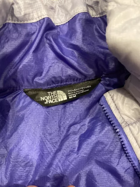 THE NORTH FACE Thermoball Women's Jacket, Size Medium M - Silver/Purple ...