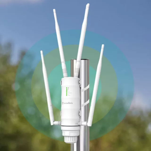 WAVLINK Aerial HD4 AC1200 Dual Band Long Range Outdoor WiFi Extender WiFi Router