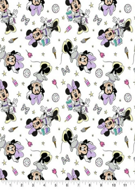 Lined Window Valance Curtain 42 X 15 Disney Minnie Mouse Unicorn Bow
