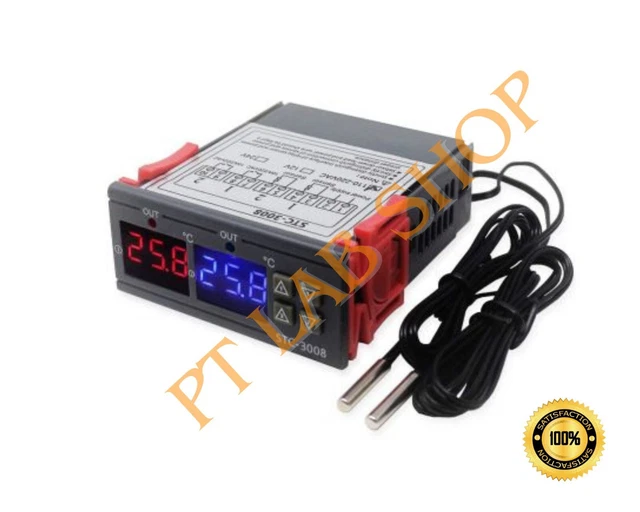 Temperature Controller Manual Inkbird Digital ITC-308 Regolatore Di Temperatura Caldo Freddo Termostato Plug A Termometro Ambiente - Foto 2