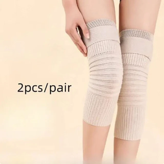 Windproof Warm Knee Pads Warm Plush Knee Pads Practical Fleece Knee Pads