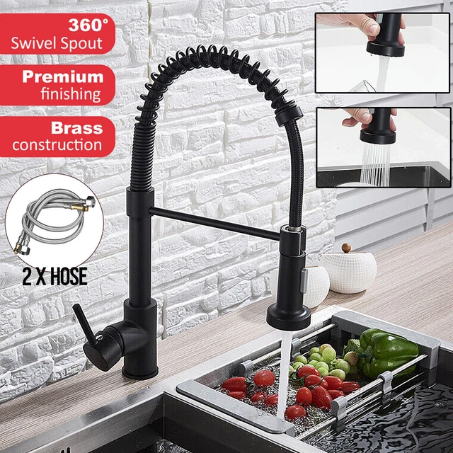 Kitchen Sink Mixer Tap Matte Black Monobloc Kitchen Tap With Swivel