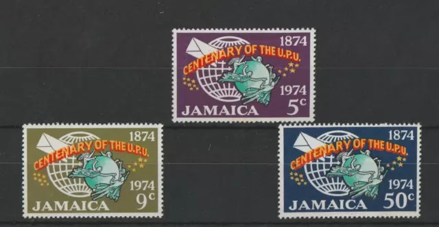 1974 Jamaica Centenary Universal Postal Union Stamp Set MNH