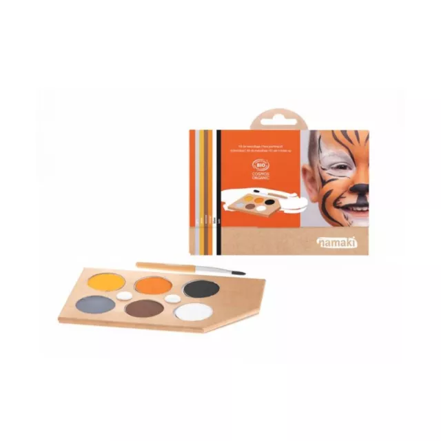 Kit de maquillage bio - 6 fards - Vie sauvage