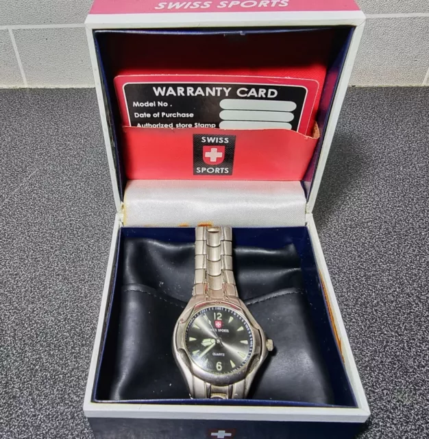 MENS SWISS SPORTS Quartz Watch Very Good Condition FWO New
