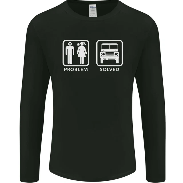 T-shirt a maniche lunghe 4x4 Problem Solved Off Road