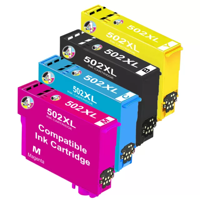 Compatible Ink Cartridge for Epson XP-5150 XP-5155 WF-2880DWF 502XL NON-OEM