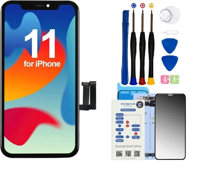 für iPhone 11 Display Retina LCD FHD Bildschirm 3D Touch Screen VORMONTIERT