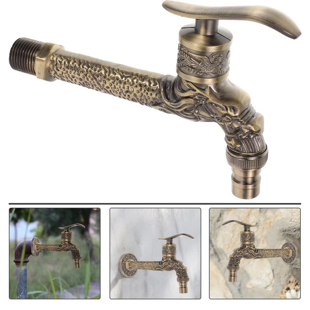 Robinet De Pont Ancien En Laiton Brasslik – Style Victorien, Finition Or, Pour évier De Cuisine